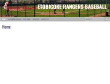 Tablet Screenshot of etobicokerangers.com